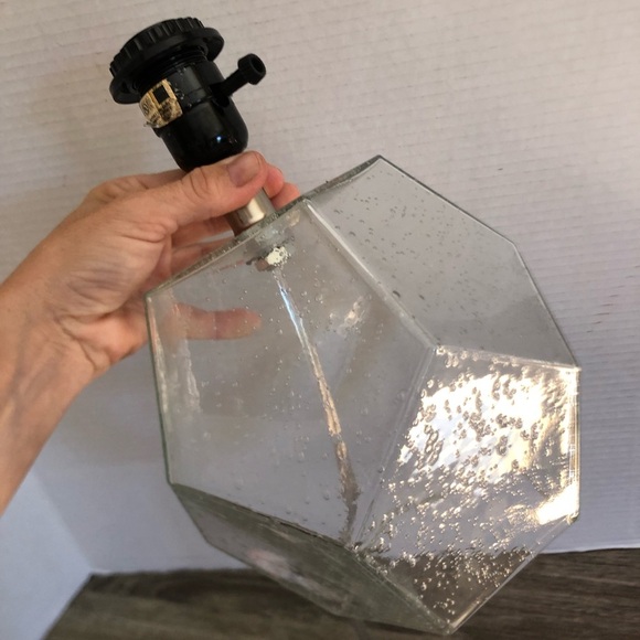 Geometric Glass Table Lamp - Picture 4 of 8